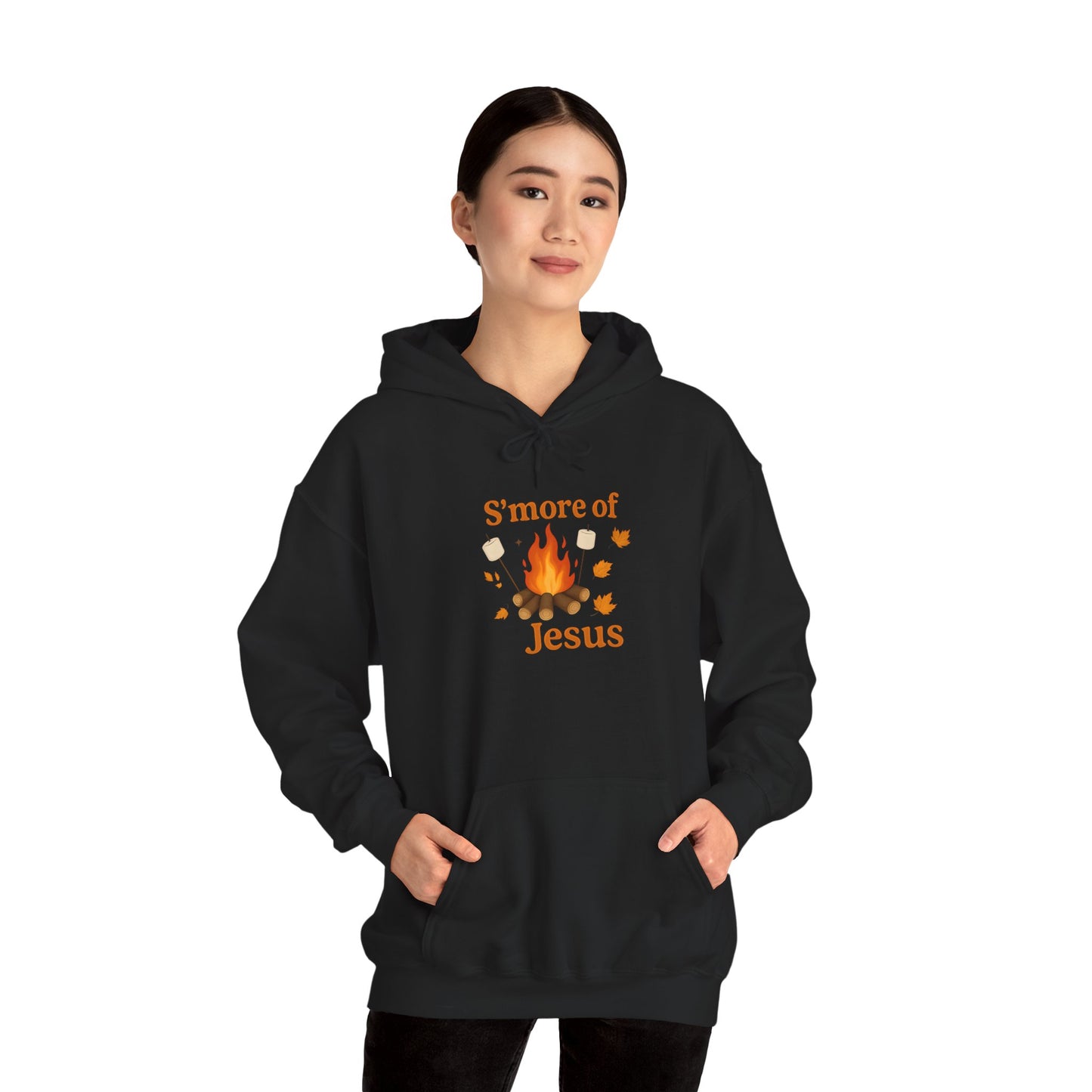 Cozy Christian Hoodie, S'more of Jesus Sweatshirt, Perfect for Bonfires, Faith-Based Gift, Unisex Comfort Apparel