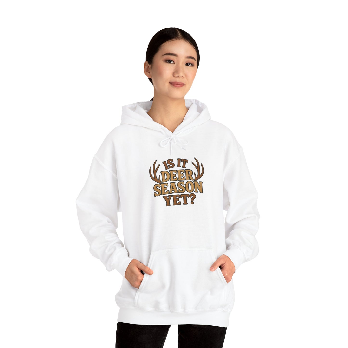 Deer Season Hooded Sweatshirt - Cozy Apparel for Hunters, Great for Fall Adventures, Camping, or Casual Outings, Gift for Outdoorsy Friends