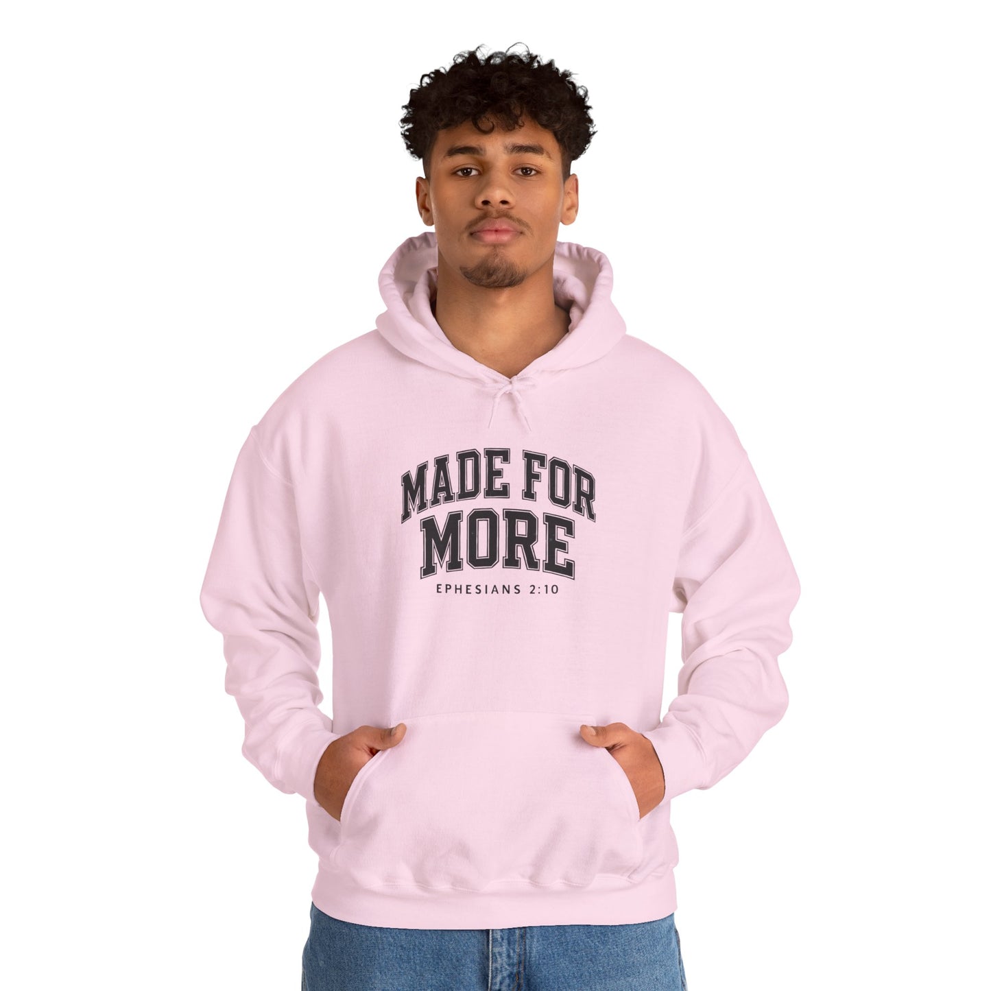 Made for More Hooded Sweatshirt, Cozy Christian Sweatshirt, Inspirational Hoodie, Gift for Religious Friends, Everyday Comfort Wear