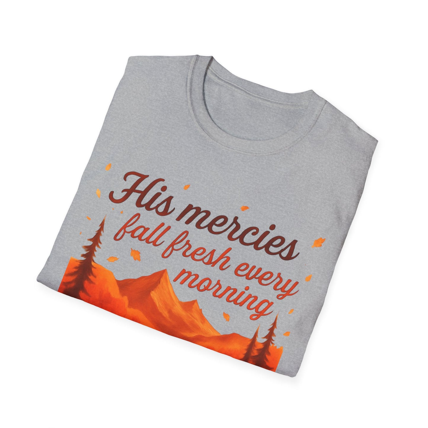 Inspirational Nature Graphic Tee, Bible Verse T-Shirt, Faith Apparel, Unisex Spiritual Shirt, Daily Motivation Top