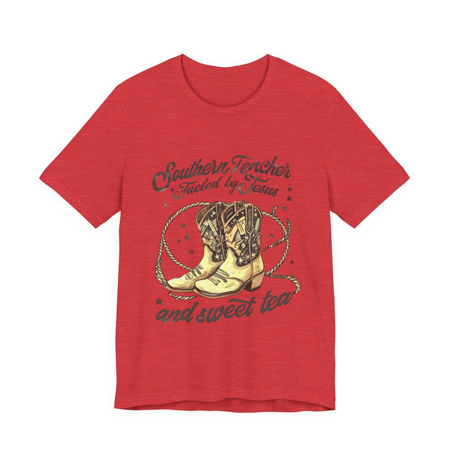 Southern Teacher Tee - Southern Style, Teacher Gift, Country Vibes, Faith-Based Apparel, Sweet Tea Lover Shirt