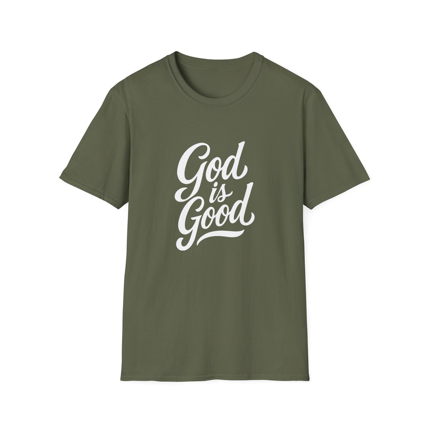 God is Good Graphic Tee | Unisex Softstyle T-Shirt | Faith-Based Apparel for Everyday Wear, Gift for Believers, Inspirational Fashion