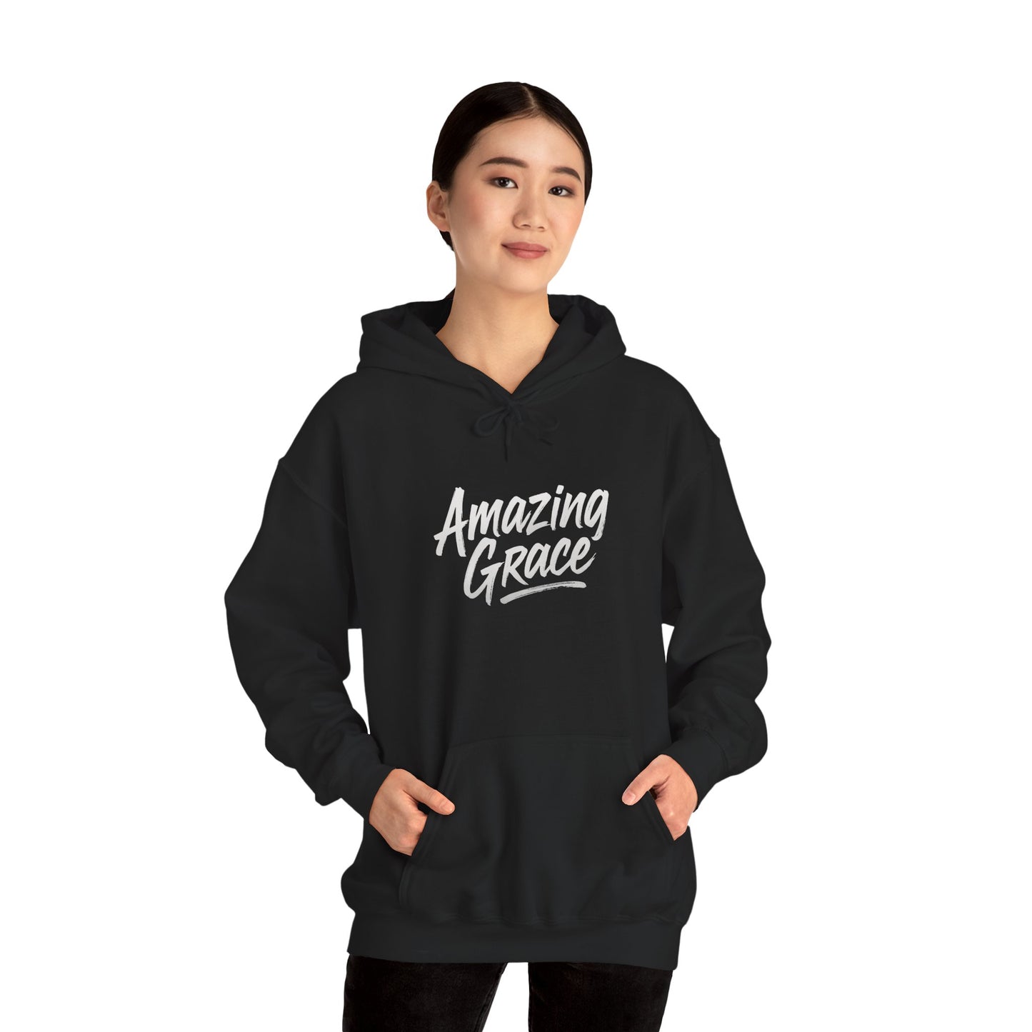Amazing Grace Hoodie, Inspirational Sweatshirt, Faith-Based Apparel, Cozy Gift for Her, Unisex Spiritual Hoodie