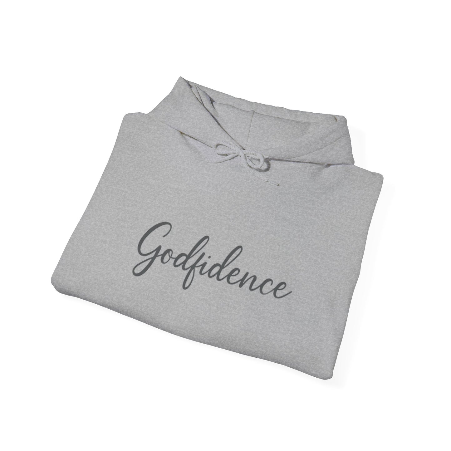Godfidence Sweatshirt, Cozy Unisex Hoodie, Inspirational Layering Piece, Perfect Gift for Friends, Casual Fashionwear
