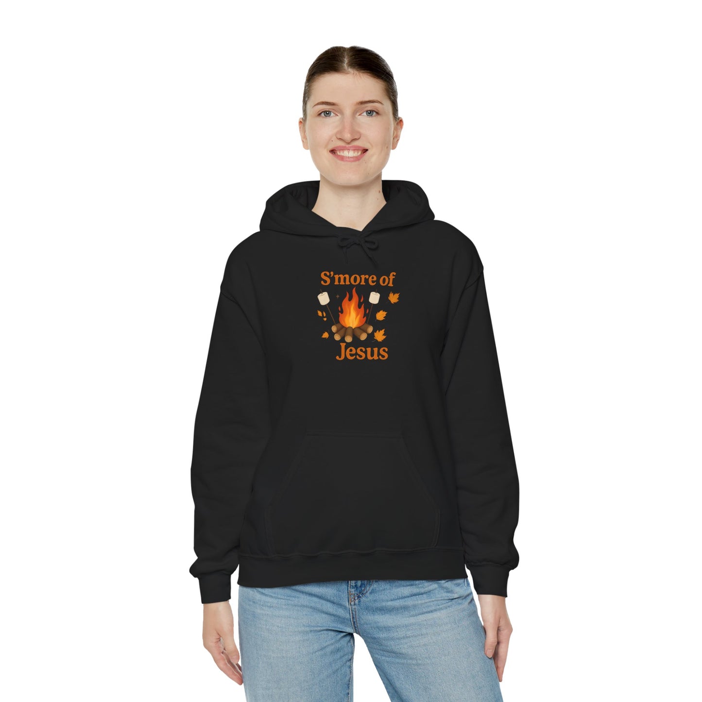 Cozy Christian Hoodie, S'more of Jesus Sweatshirt, Perfect for Bonfires, Faith-Based Gift, Unisex Comfort Apparel