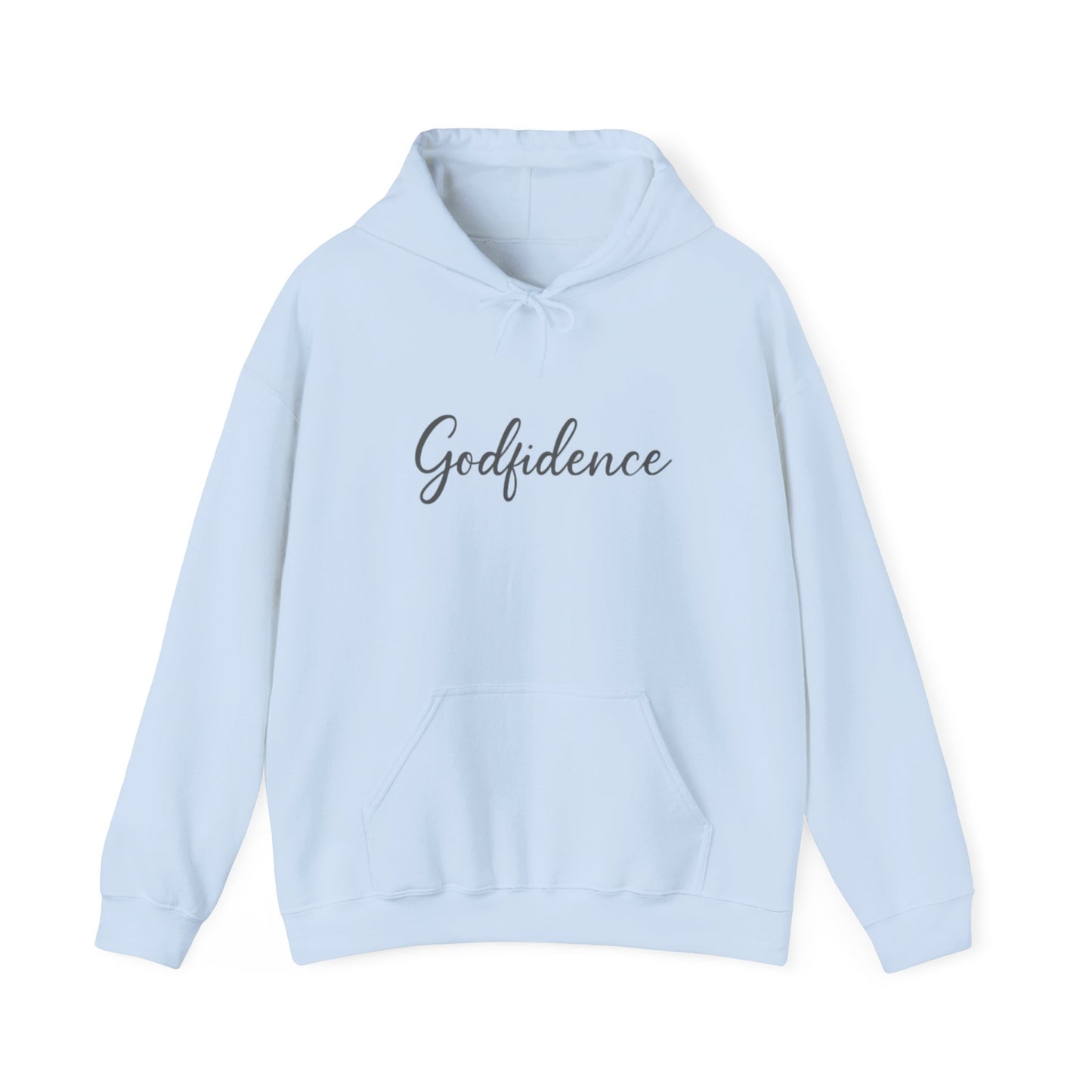 Godfidence Sweatshirt, Cozy Unisex Hoodie, Inspirational Layering Piece, Perfect Gift for Friends, Casual Fashionwear