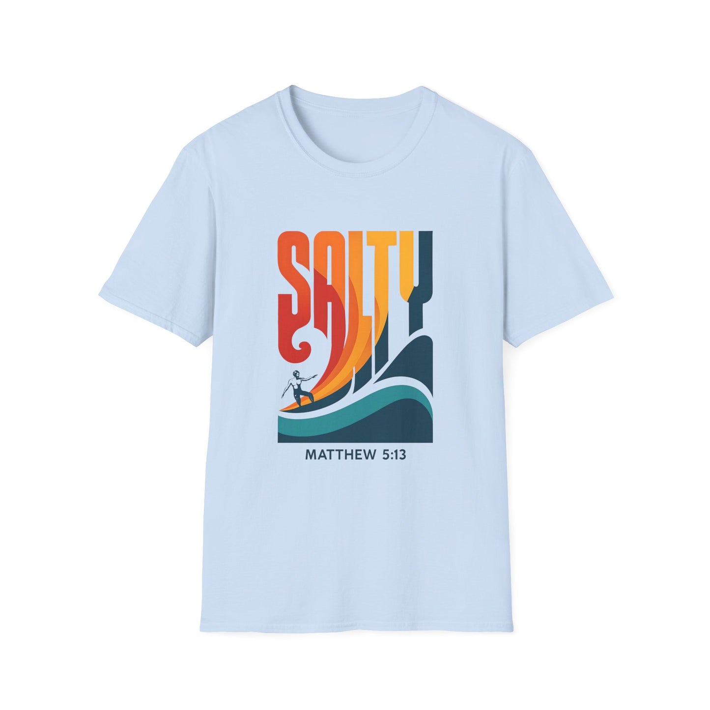 Salty Graphic Unisex T-Shirt, Comfortable Casual Wear, Beach Vibe Shirt, Christian Gift, Summer Outfit