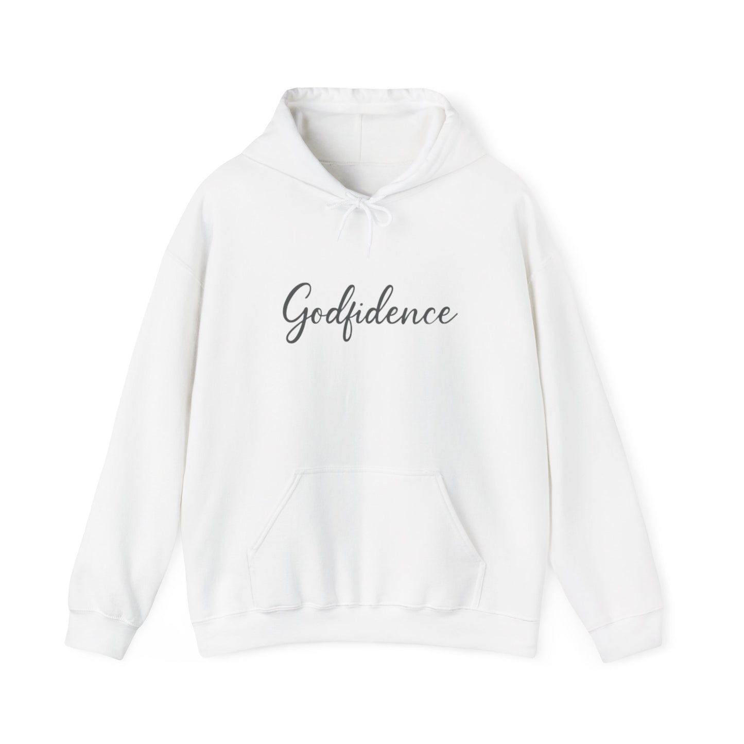 Godfidence Sweatshirt, Cozy Unisex Hoodie, Inspirational Layering Piece, Perfect Gift for Friends, Casual Fashionwear