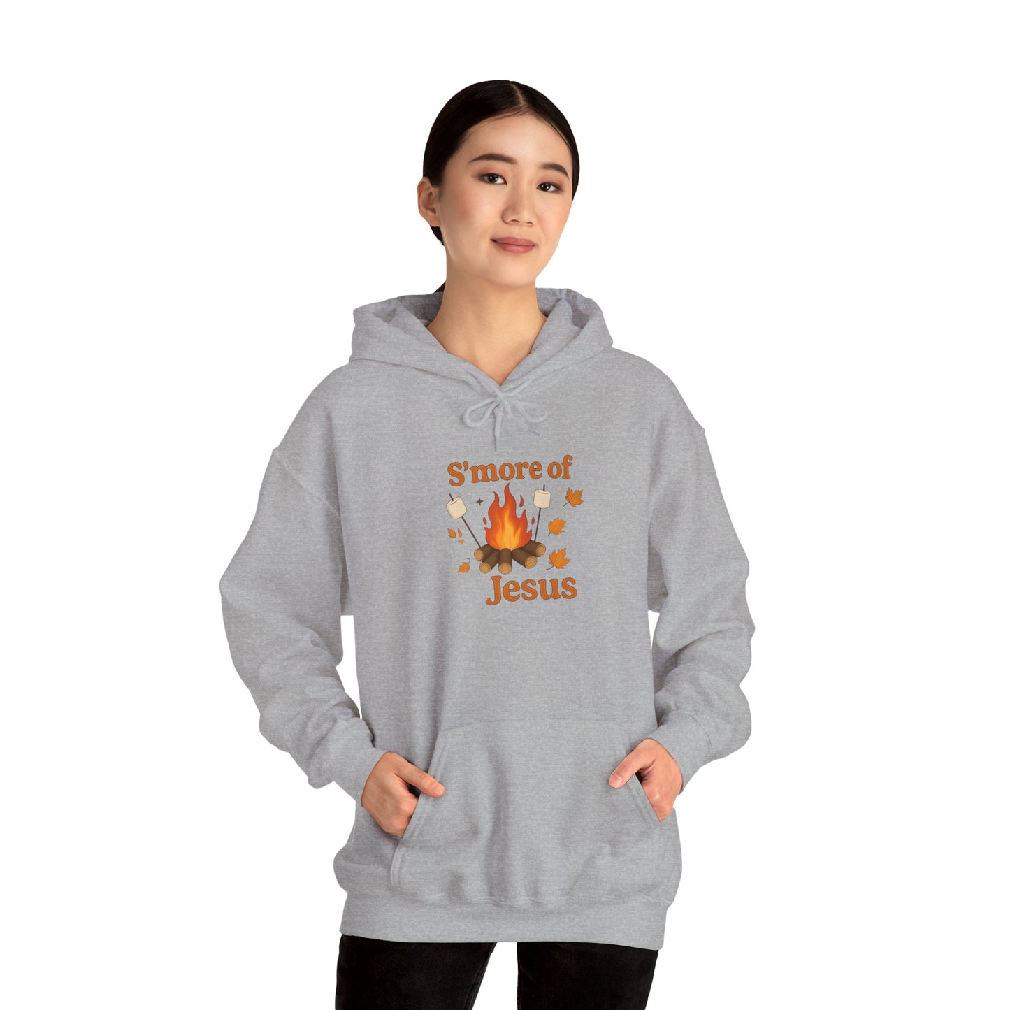 Cozy Christian Hoodie, S'more of Jesus Sweatshirt, Perfect for Bonfires, Faith-Based Gift, Unisex Comfort Apparel