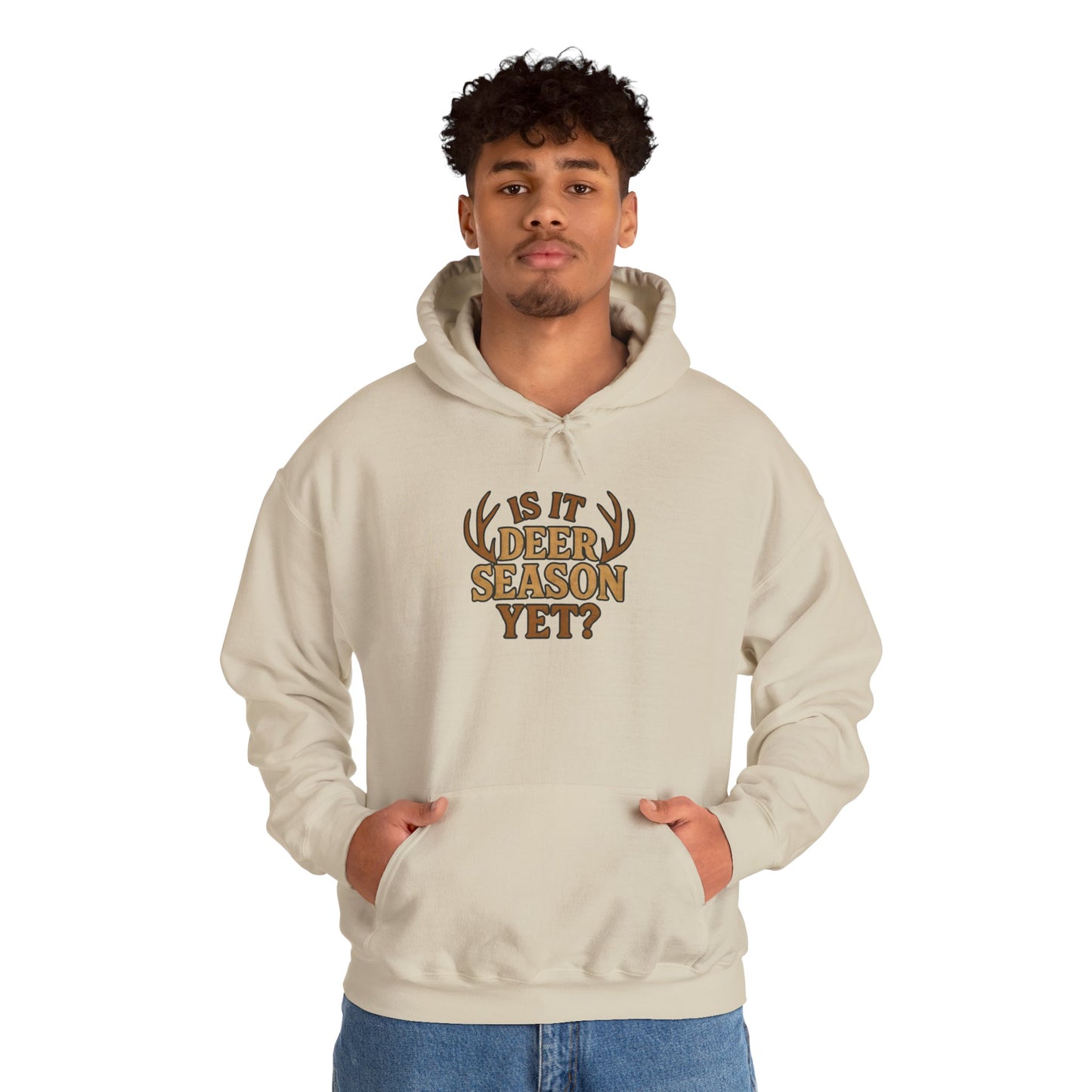 Deer Season Hooded Sweatshirt - Cozy Apparel for Hunters, Great for Fall Adventures, Camping, or Casual Outings, Gift for Outdoorsy Friends