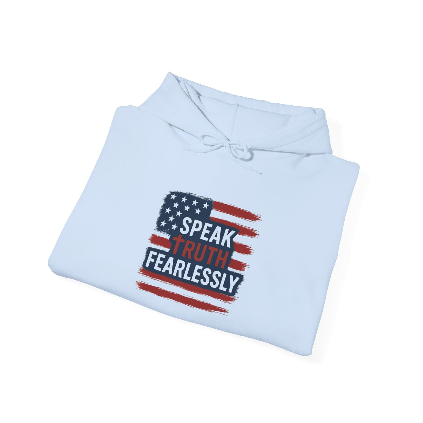 Unisex Hoodie with Empowering Message - Speak Truth Fearlessly | Motivational Sweatshirt for All Occasions, Gift Idea, Casual Wear, Activism