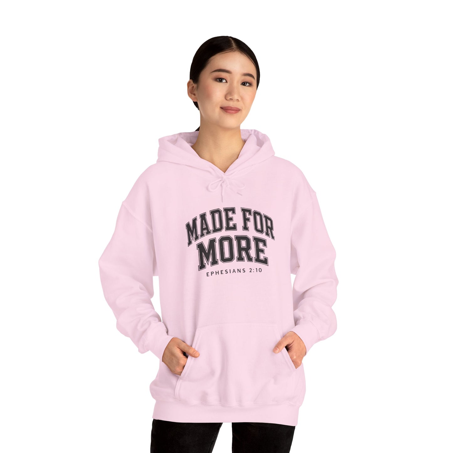 Made for More Hooded Sweatshirt, Cozy Christian Sweatshirt, Inspirational Hoodie, Gift for Religious Friends, Everyday Comfort Wear