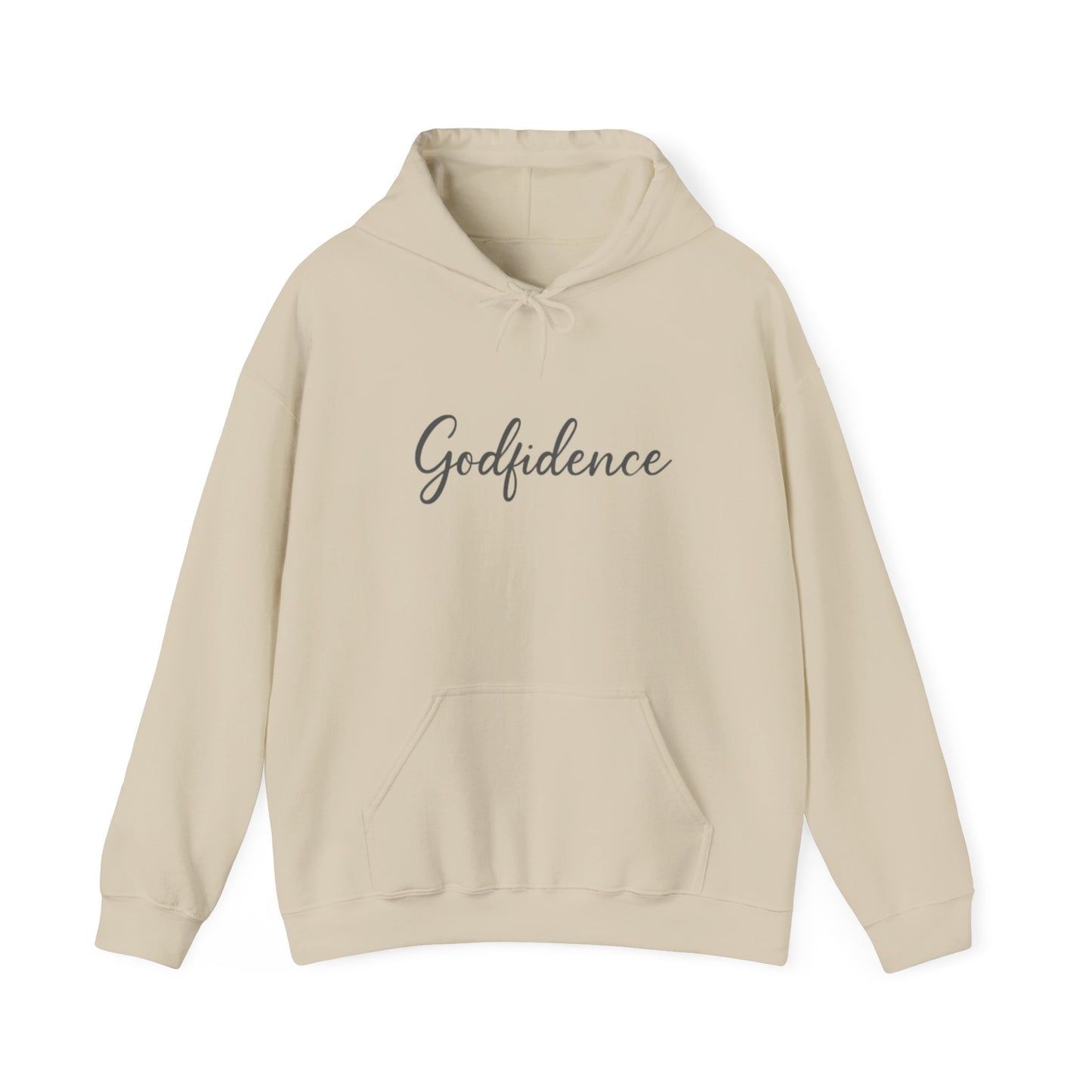 Godfidence Sweatshirt, Cozy Unisex Hoodie, Inspirational Layering Piece, Perfect Gift for Friends, Casual Fashionwear