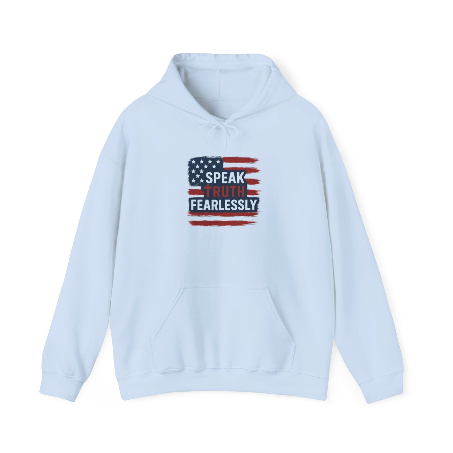 Unisex Hoodie with Empowering Message - Speak Truth Fearlessly | Motivational Sweatshirt for All Occasions, Gift Idea, Casual Wear, Activism