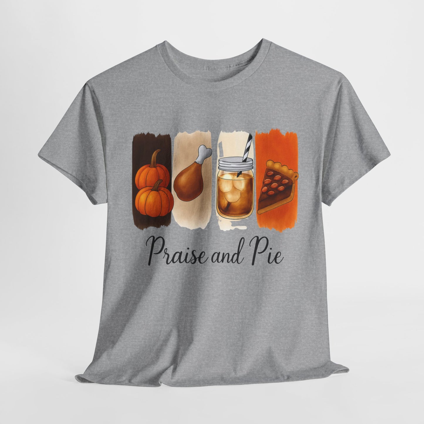 Thanksgiving Vibes Tee, Unisex Heavy Cotton Tee, Fall T-Shirt, Family Gathering Shirt, Seasonal Apparel, Casual Outfit