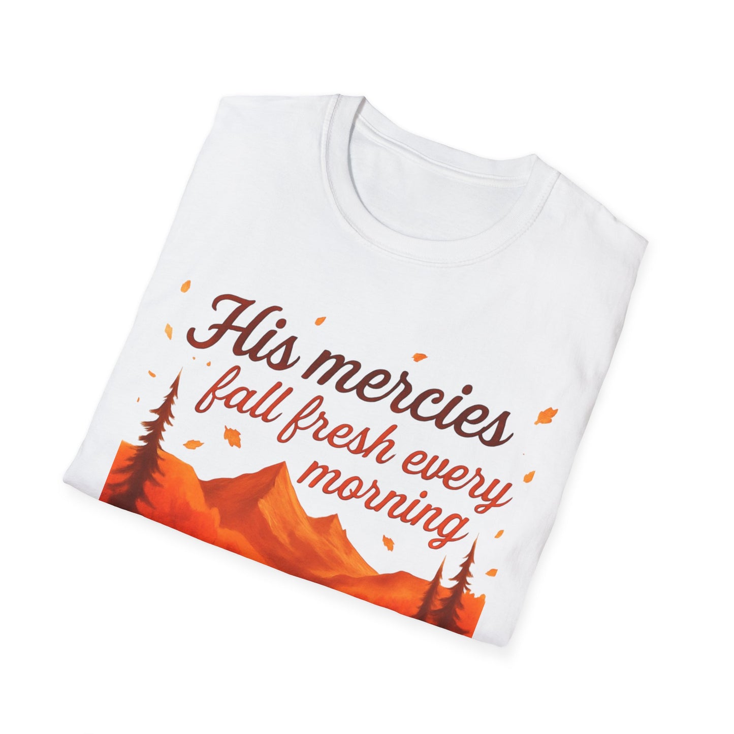Inspirational Nature Graphic Tee, Bible Verse T-Shirt, Faith Apparel, Unisex Spiritual Shirt, Daily Motivation Top