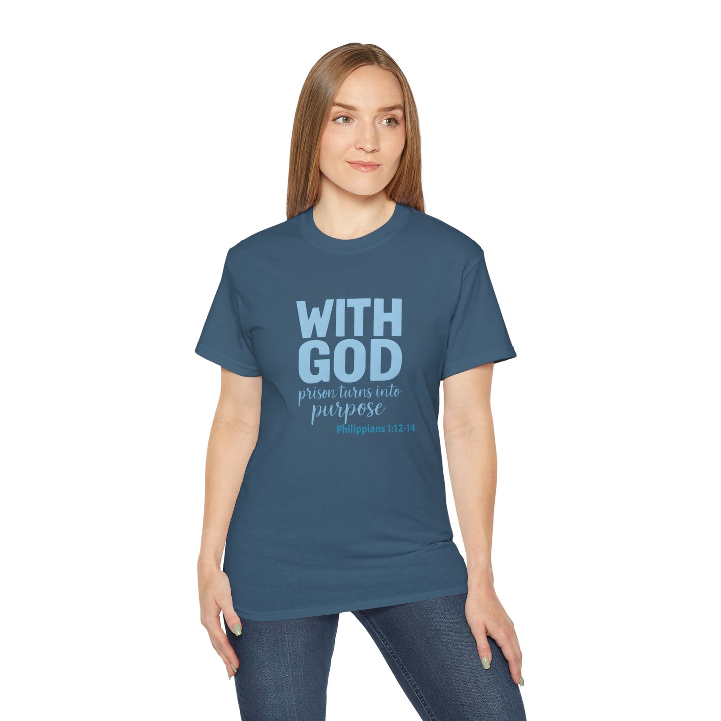 Inspirational Faith Tee, Unisex Ultra Cotton Tee, Christian T-Shirt, Bible Verse Shirt, Gift for Believers, Casual Everyday Wear