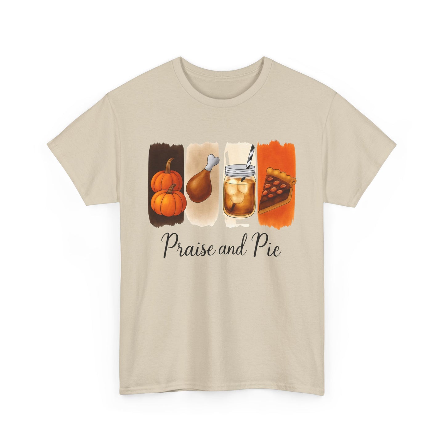 Thanksgiving Vibes Tee, Unisex Heavy Cotton Tee, Fall T-Shirt, Family Gathering Shirt, Seasonal Apparel, Casual Outfit