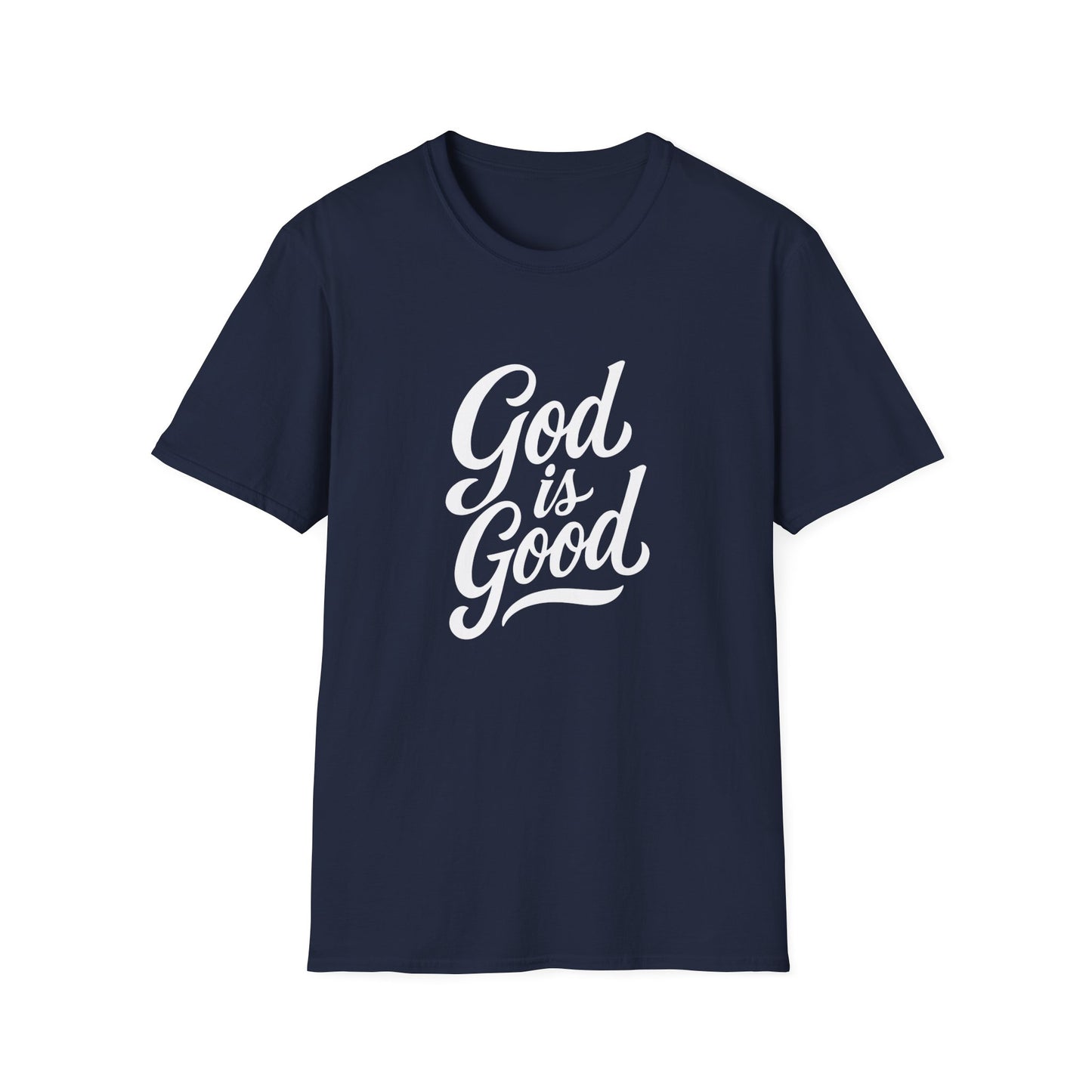 God is Good Graphic Tee | Unisex Softstyle T-Shirt | Faith-Based Apparel for Everyday Wear, Gift for Believers, Inspirational Fashion