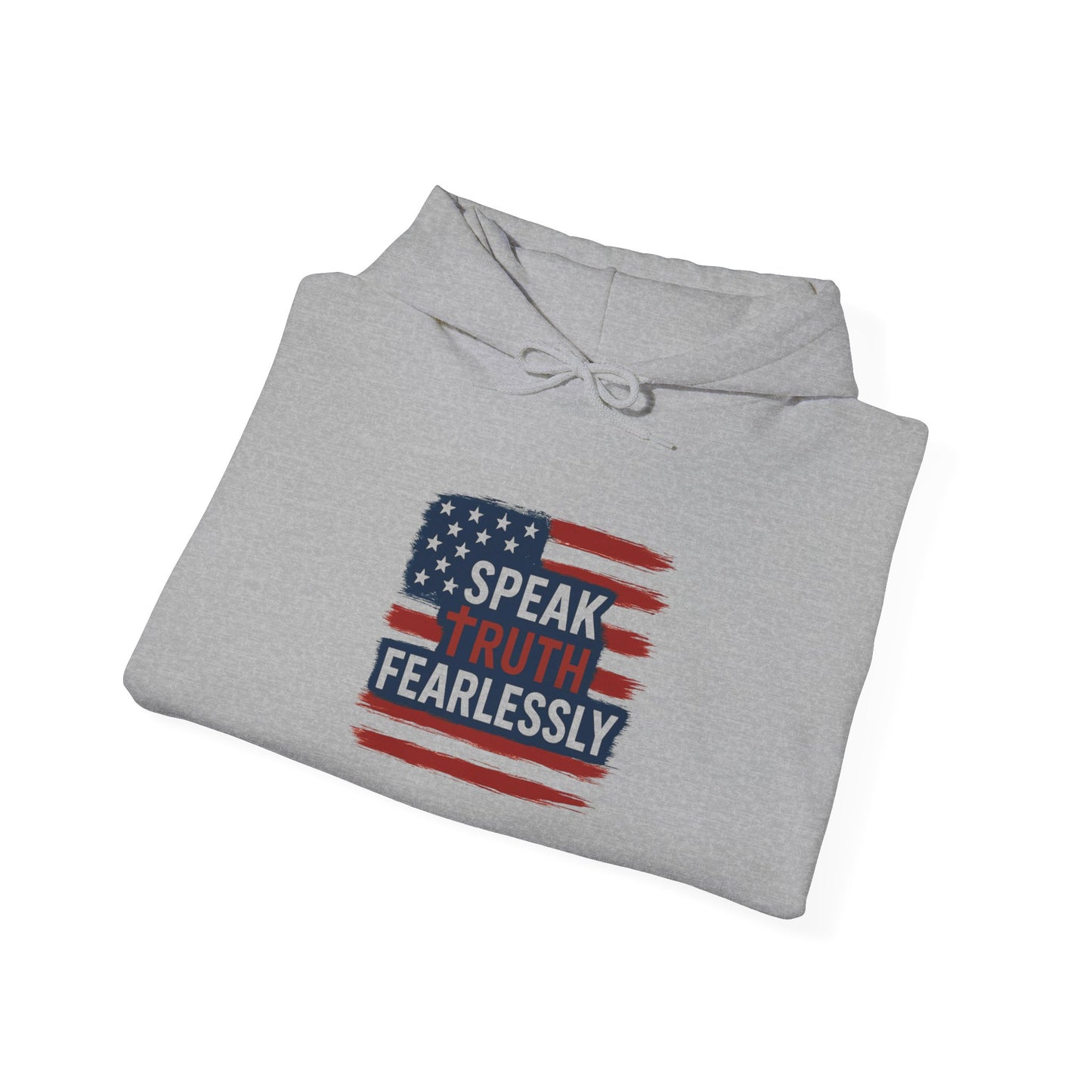 Unisex Hoodie with Empowering Message - Speak Truth Fearlessly | Motivational Sweatshirt for All Occasions, Gift Idea, Casual Wear, Activism