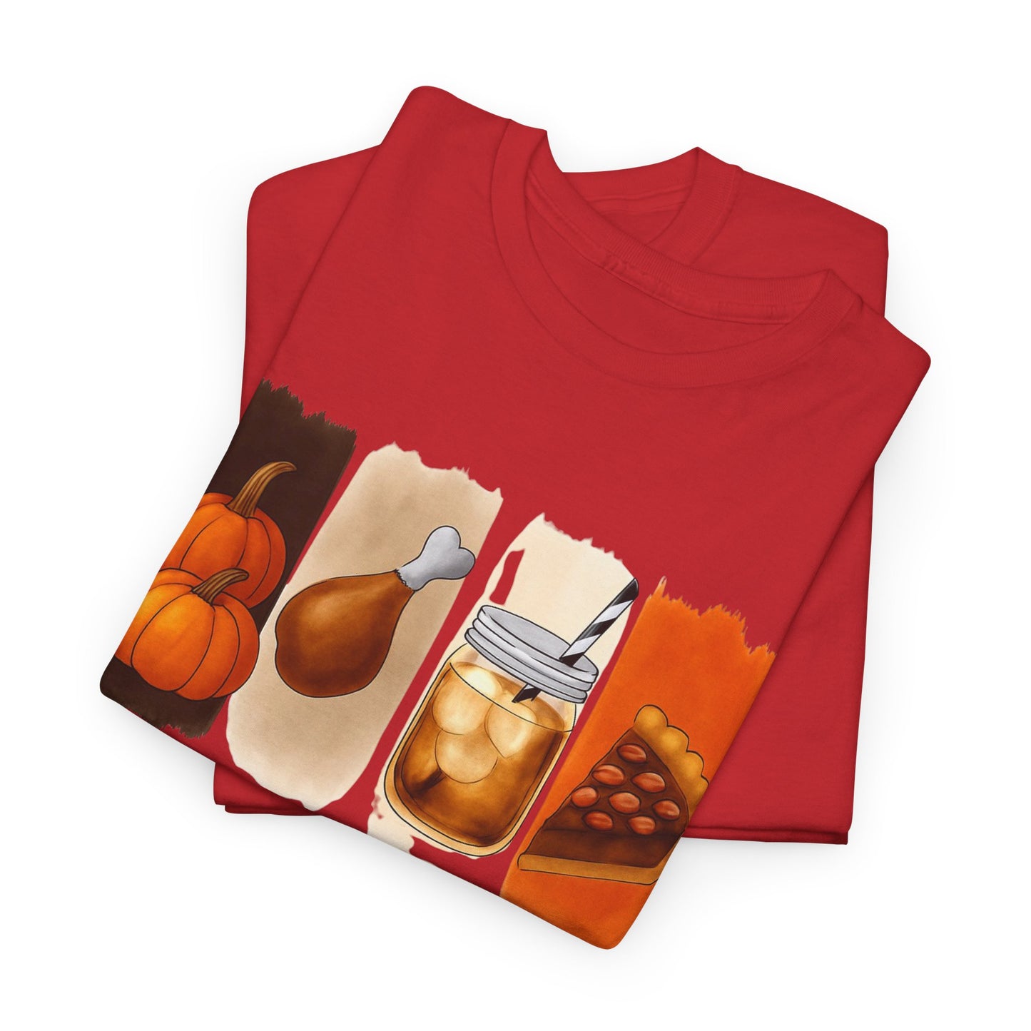 Thanksgiving Vibes Tee, Unisex Heavy Cotton Tee, Fall T-Shirt, Family Gathering Shirt, Seasonal Apparel, Casual Outfit