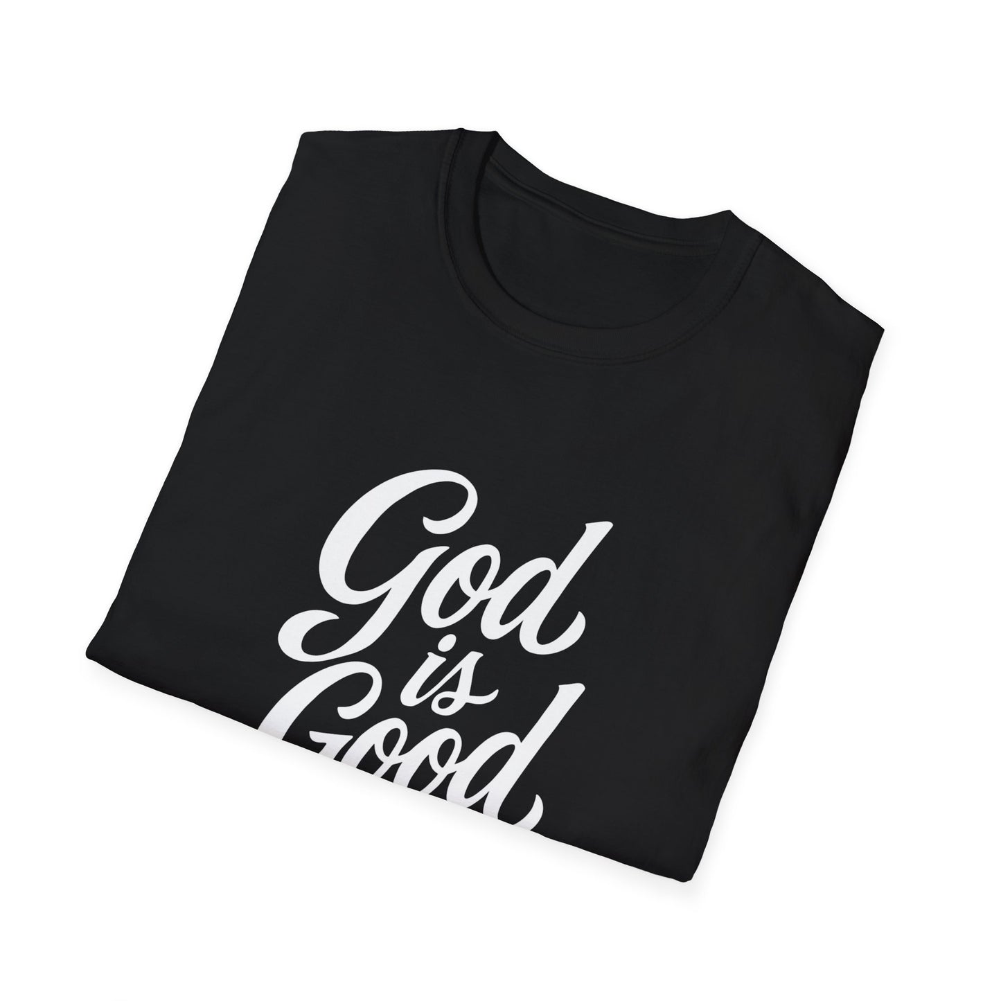 God is Good Graphic Tee | Unisex Softstyle T-Shirt | Faith-Based Apparel for Everyday Wear, Gift for Believers, Inspirational Fashion