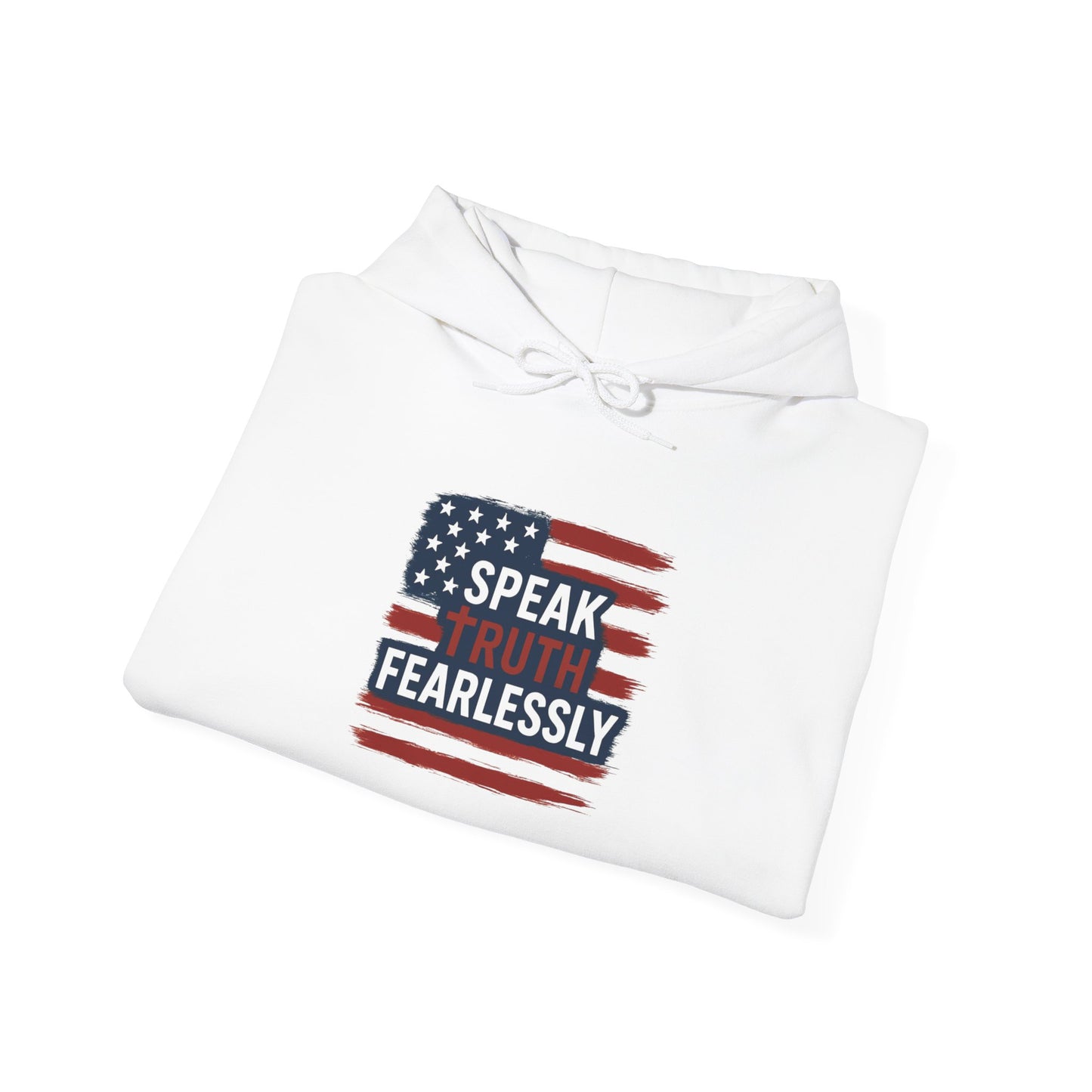 Unisex Hoodie with Empowering Message - Speak Truth Fearlessly | Motivational Sweatshirt for All Occasions, Gift Idea, Casual Wear, Activism