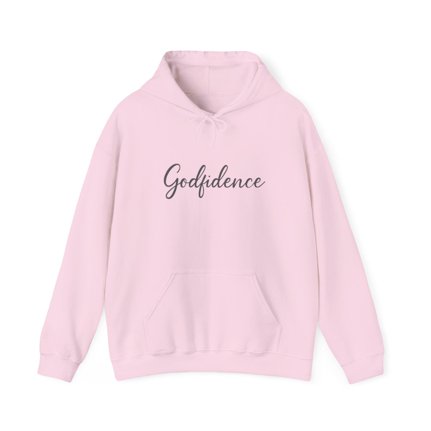 Godfidence Sweatshirt, Cozy Unisex Hoodie, Inspirational Layering Piece, Perfect Gift for Friends, Casual Fashionwear