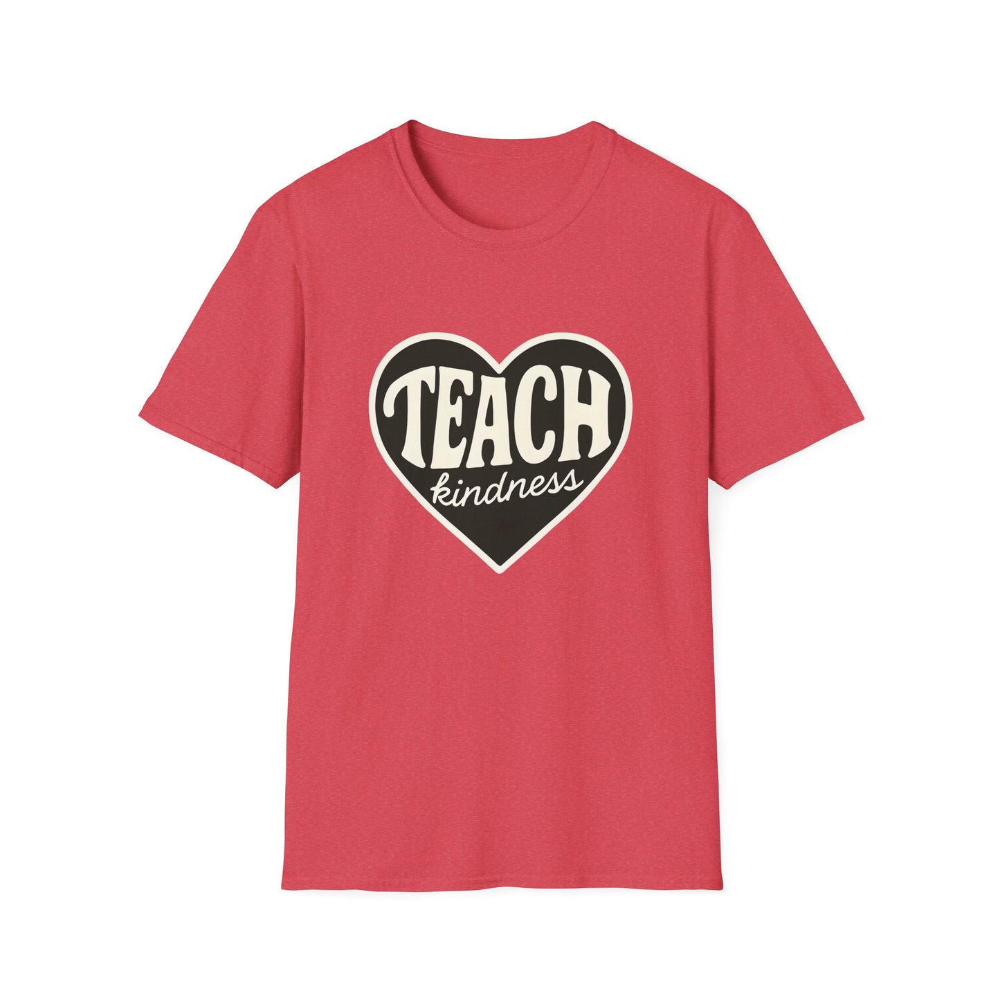 Teach Kindness Unisex Softstyle T-Shirt, Graphic Tee, Gift for Teachers, Inspirational Shirt, Kindness Message T-Shirt