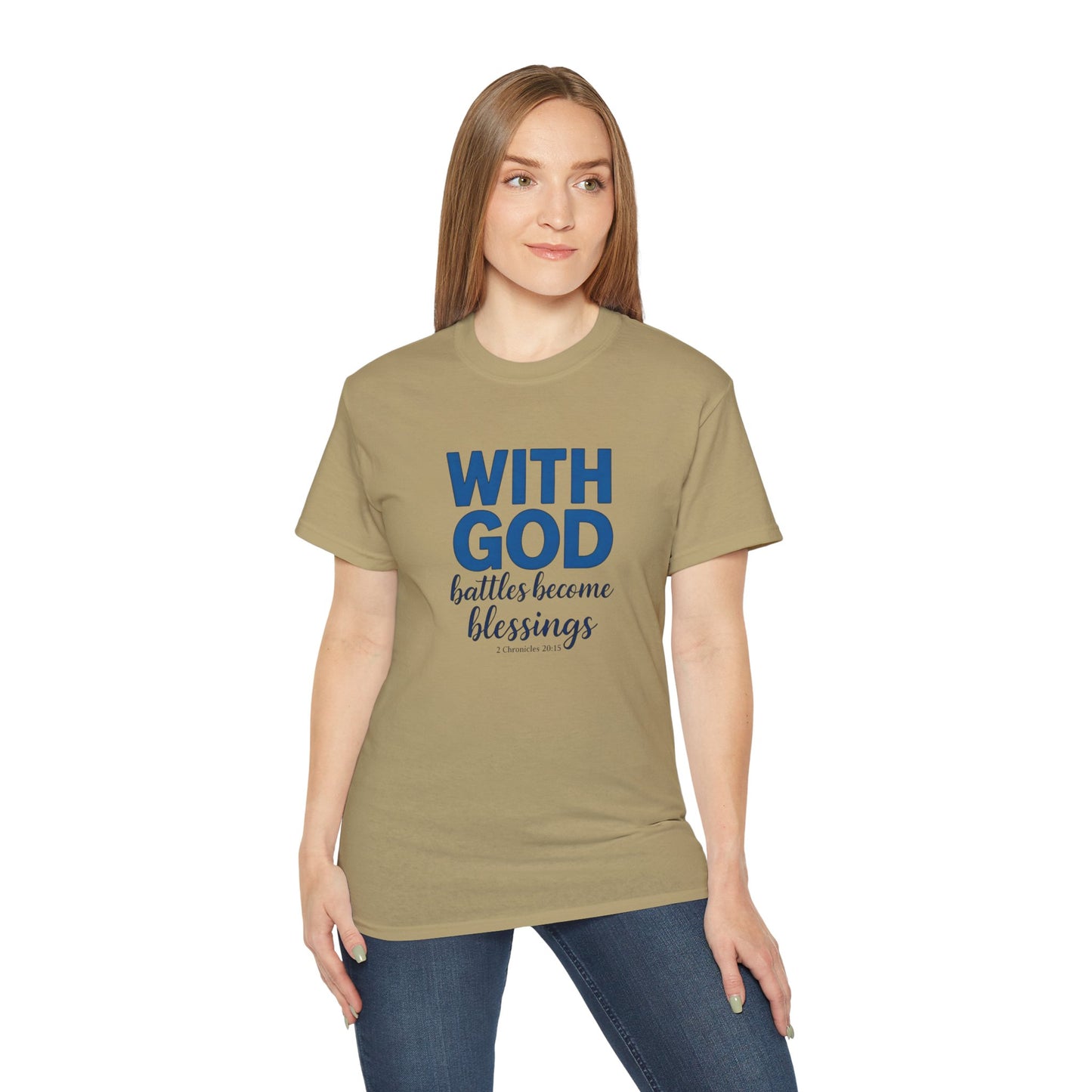 Inspirational Faith T-Shirt, Unisex Ultra Cotton Tee, Christian Apparel, Religious Gift, Uplifting Quote Shirt, Everyday Wear