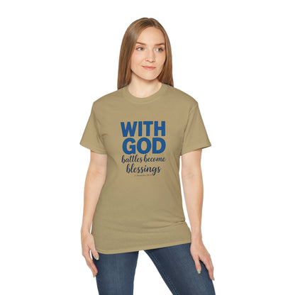 Inspirational Faith T-Shirt, Unisex Ultra Cotton Tee, Christian Apparel, Religious Gift, Uplifting Quote Shirt, Everyday Wear