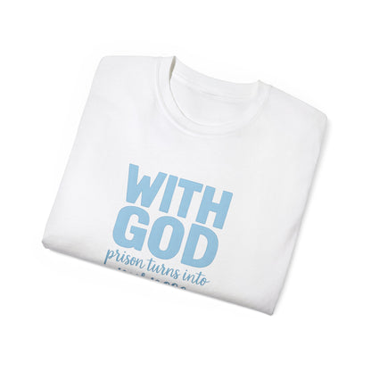 Inspirational Faith Tee, Unisex Ultra Cotton Tee, Christian T-Shirt, Bible Verse Shirt, Gift for Believers, Casual Everyday Wear