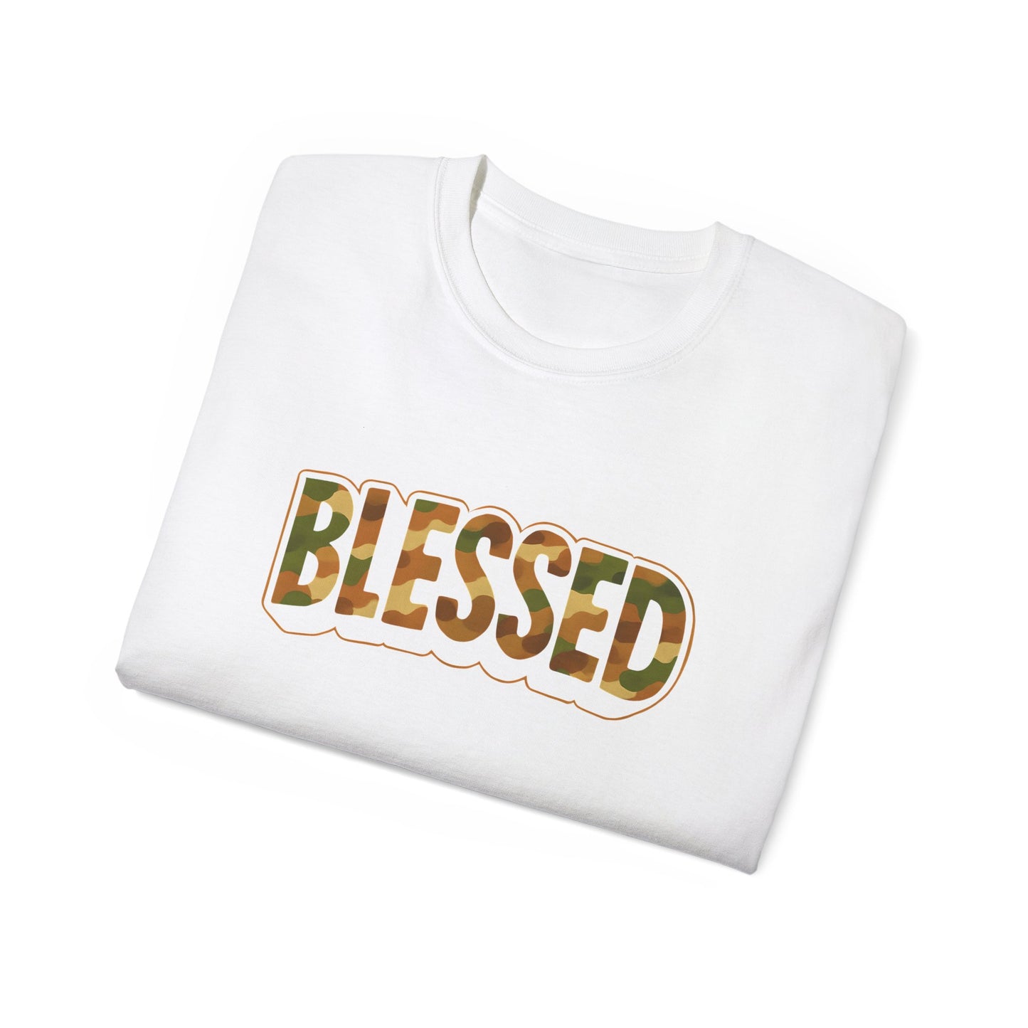 Blessed Unisex Ultra Cotton Tee - Casual T-Shirt for Faith, Inspirational Gift, Daily Wear, Christian Apparel, Spiritual Motivation