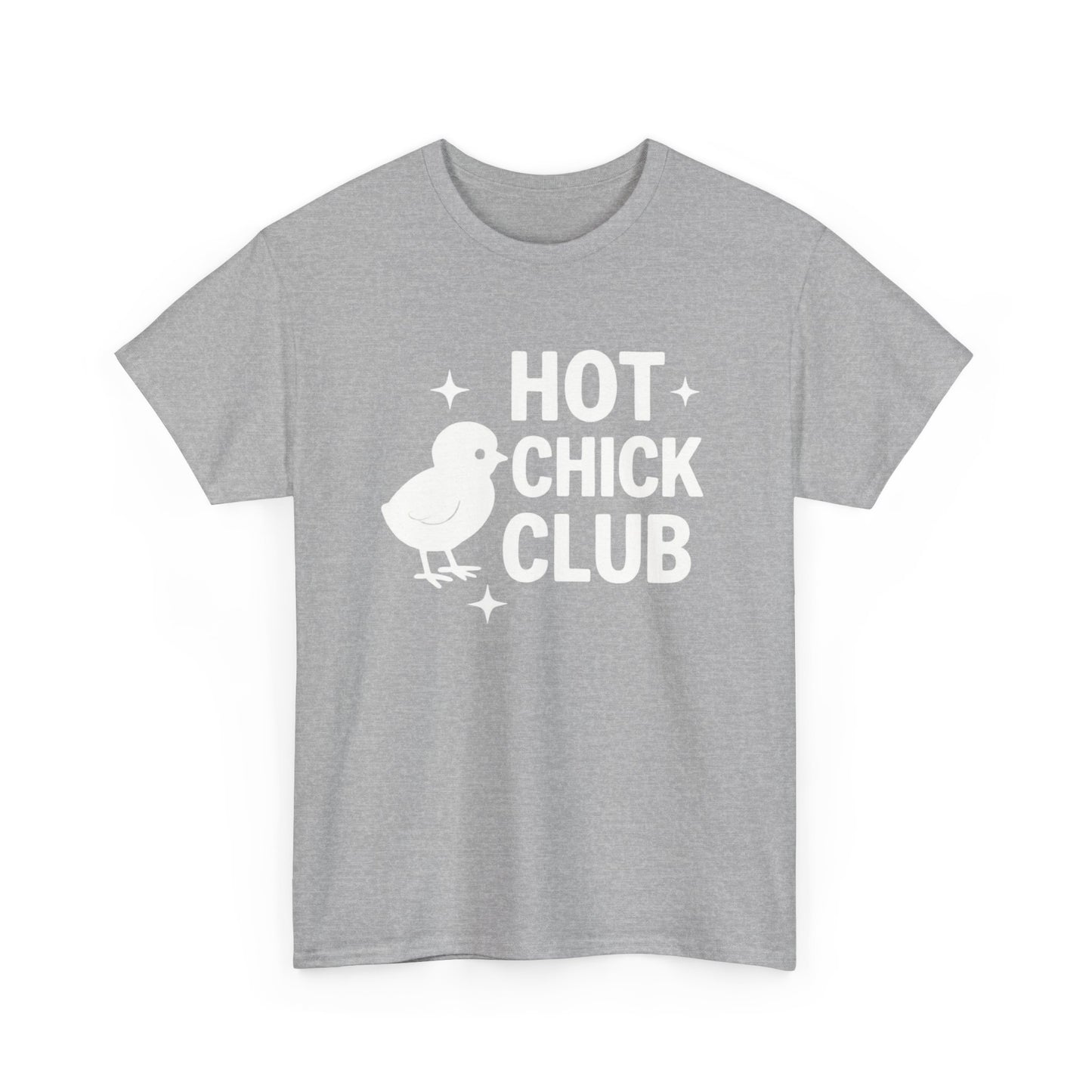 Hot Chick Club Unisex Heavy Cotton Tee, Fun Graphic T-Shirt for Trendy Women, Cute Casualwear, Perfect Gift for Chick Friends, Summer [...]