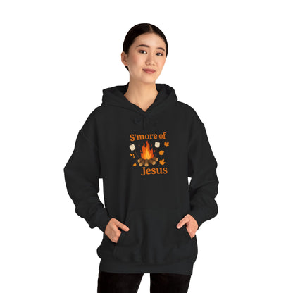 Cozy Christian Hoodie, S'more of Jesus Sweatshirt, Perfect for Bonfires, Faith-Based Gift, Unisex Comfort Apparel