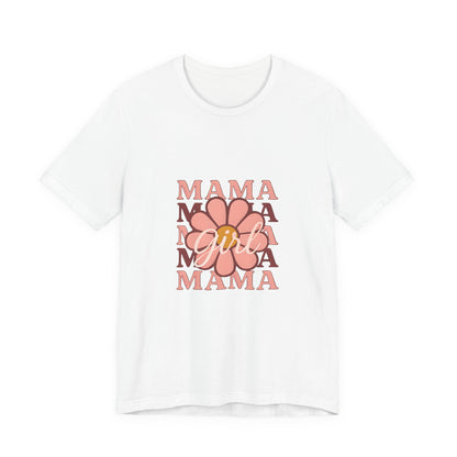 Chic Mama Graphic Tee, Floral Shirt for Moms, Mother's Day Gift, Casual Wear, Trendy Outfit, Birthday Present