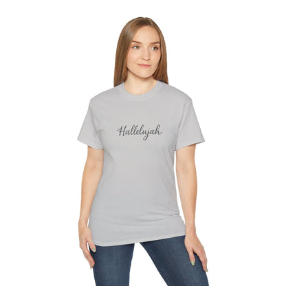 Hallelujah Unisex Ultra Cotton Tee - Casual Graphic Shirt, Faith-Based Apparel, Gifts for Christian Friends, Spring Fashion, [...]