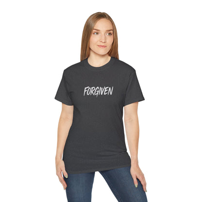 Forgiven Unisex Ultra Cotton Tee - Empowering Message Shirt, Spiritual Gift, Casual Wear, Motivational Tee, Unique Present