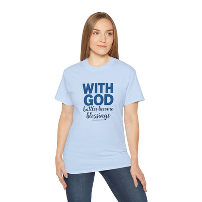Inspirational Faith T-Shirt, Unisex Ultra Cotton Tee, Christian Apparel, Religious Gift, Uplifting Quote Shirt, Everyday Wear