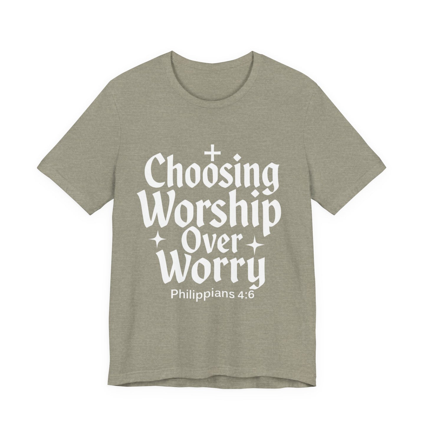 Faith-Inspired Unisex Tee: Choosing Worship Over Worry, Christian Apparel, Inspirational Gift, Spiritual T-Shirt, Everyday Wear, Gift [...]