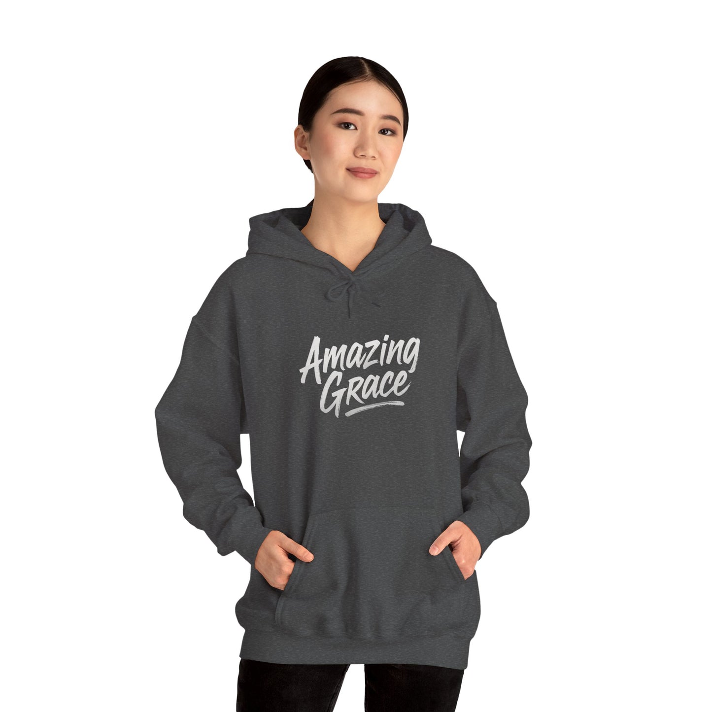 Amazing Grace Hoodie, Inspirational Sweatshirt, Faith-Based Apparel, Cozy Gift for Her, Unisex Spiritual Hoodie