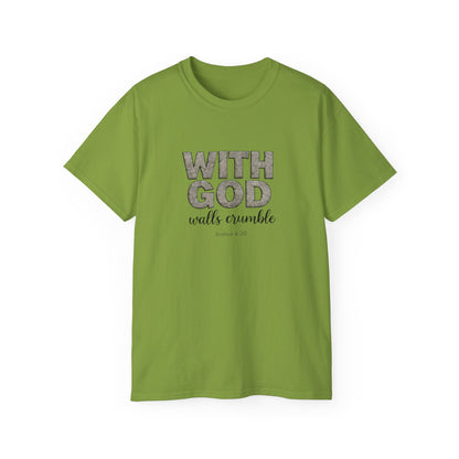 Inspirational Faith T-Shirt, Unisex Cotton Tee, Christian Apparel, Gift for Believers, Religious T-Shirt, Church Outing Shirt