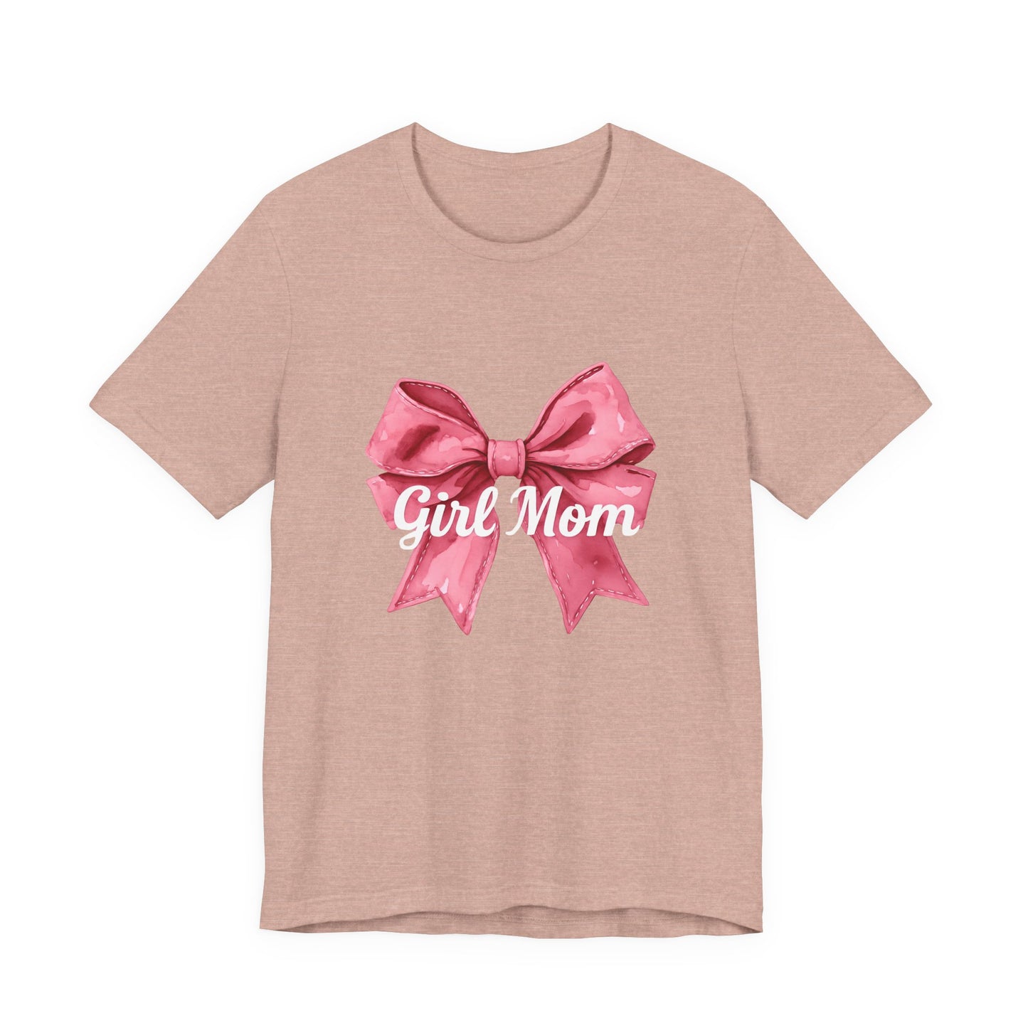 Cute Girl Mom T-Shirt | Unisex Jersey Tee for Moms, Mother's Day Gift, Family Matching Outfits, Birthday Present, Gift for Her