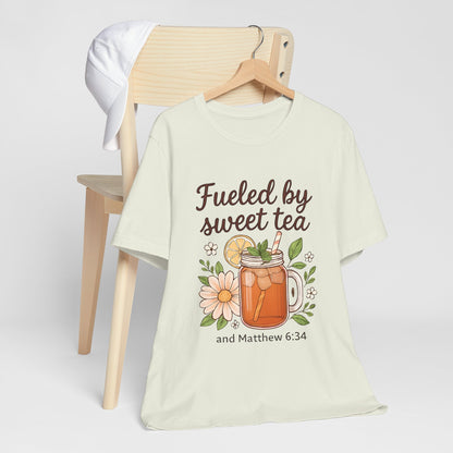 Sweet Tea Inspired Unisex Tee | Perfect for Summer Gatherings, Gifts for Tea Lovers, Relaxed Style, Casual Wear, Bible Verse Shirt