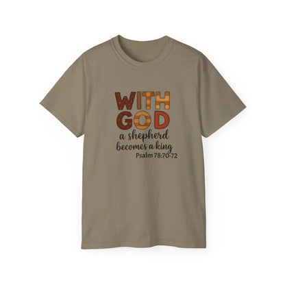 Christian Inspirational Tee, Faith Shirt, Bible Verse T-Shirt, Motivational Cotton Top, Gift for Believers, Unisex Casual Wear