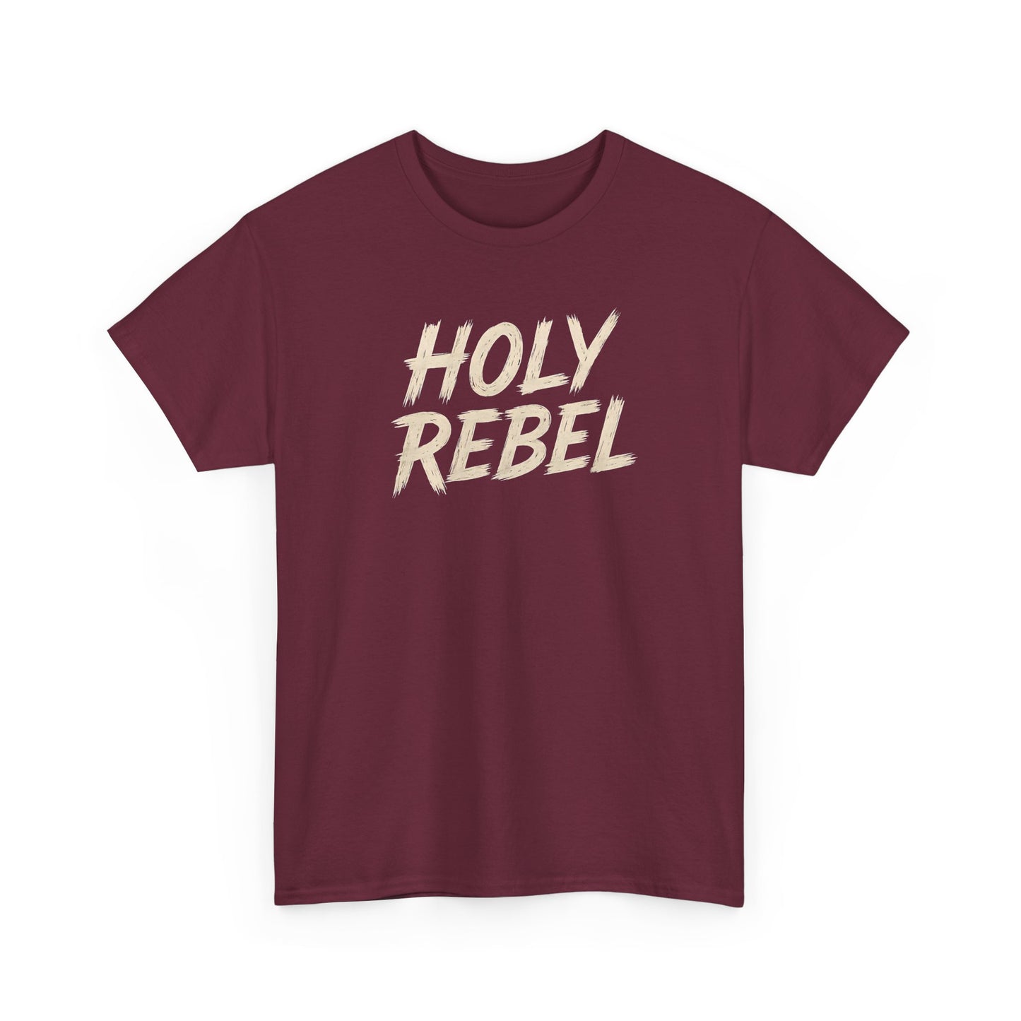 Holy Rebel Unisex Heavy Cotton Tee, Inspirational Christian T-Shirt, Unique Gift for Rebels, Faith-Based Apparel, Motivational Quote [...]