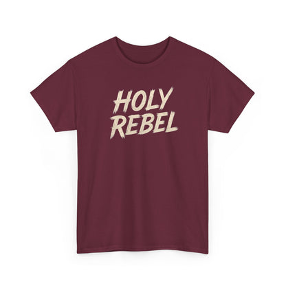 Holy Rebel Unisex Heavy Cotton Tee, Inspirational Christian T-Shirt, Unique Gift for Rebels, Faith-Based Apparel, Motivational Quote [...]