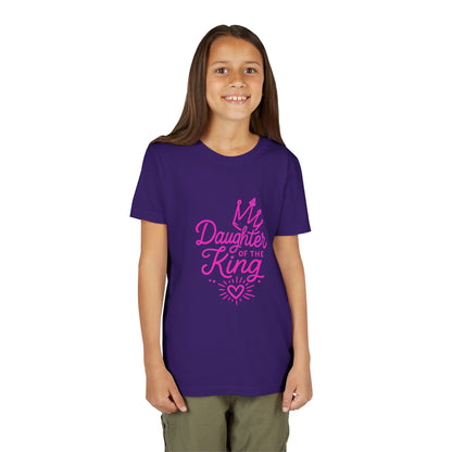 Daughter of the King Youth Tee, Faith Inspired T-Shirt, Christian Apparel for Kids, Birthday Gift, Scripture Tee, Encouraging Youth Shirt