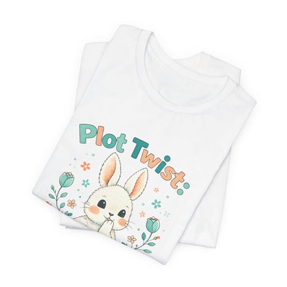 Easter Bunny 'Plot Twist: Jesus Won' Graphic Tee