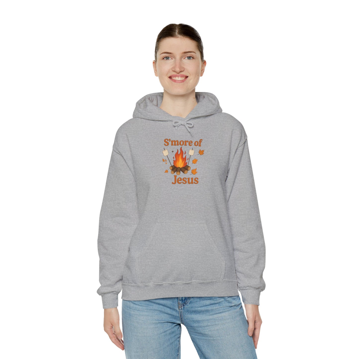 Cozy Christian Hoodie, S'more of Jesus Sweatshirt, Perfect for Bonfires, Faith-Based Gift, Unisex Comfort Apparel